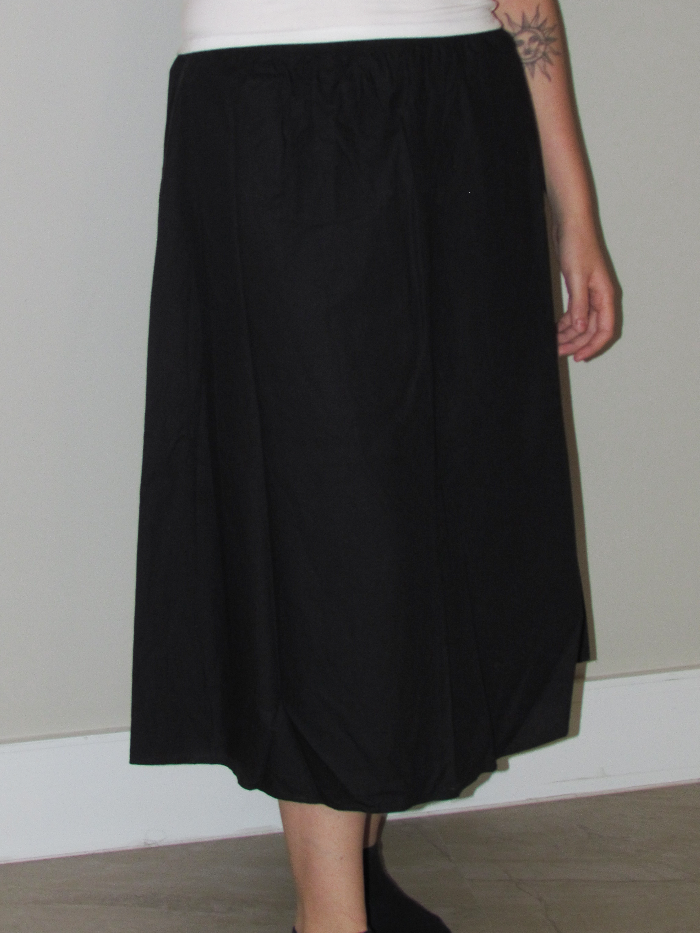 Saia Preta Midi Hering - 38