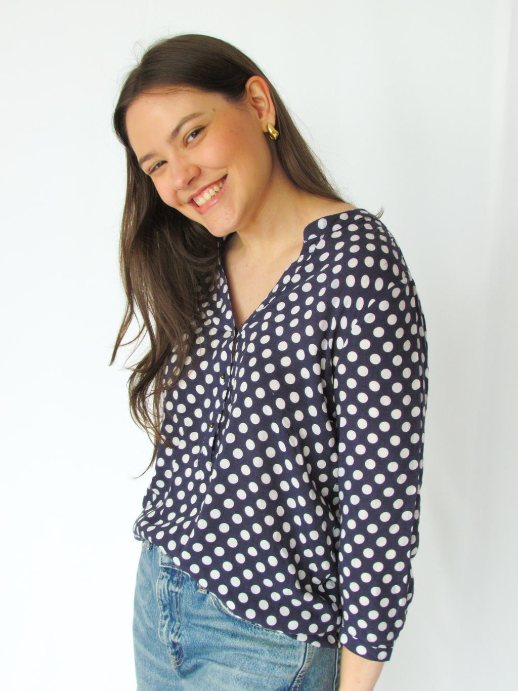 Camisa Poa Azul AK - 38